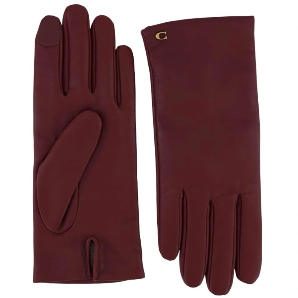 NWT COACH Signature Leather Tech Gloves (Size 6 1/2 or XS) - Picture 3 of 8